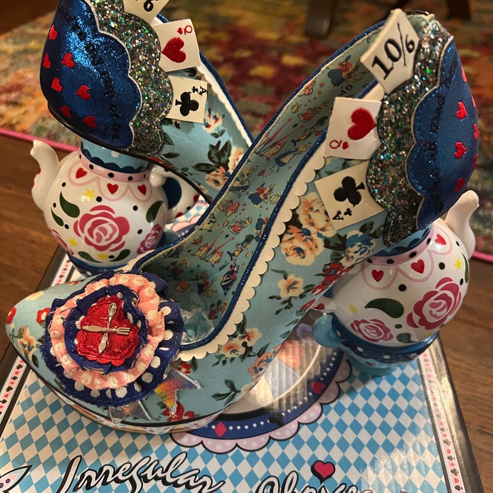 Irregular Choice “One Lump or Two” heels size 40